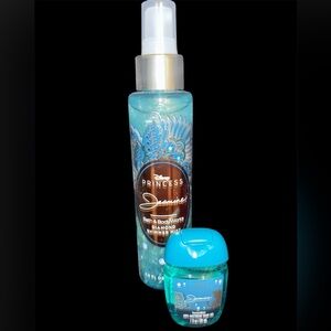 Disney Princess Jasmine Diamond Shimmer Mist & Hand Sanitizer by Bath & Body